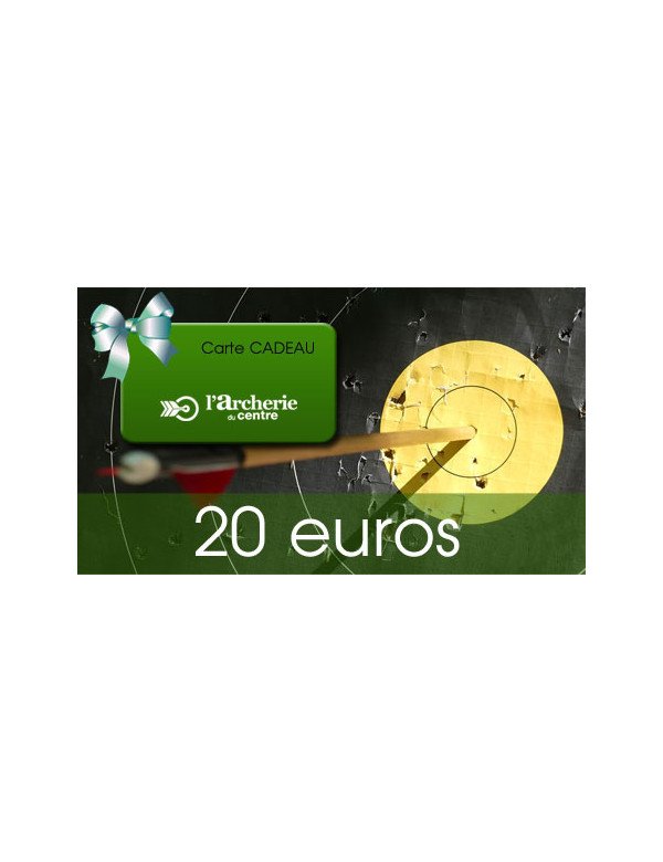 Carte cadeau 20 euros